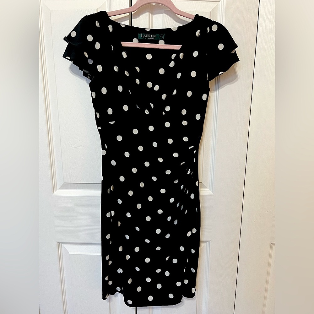 Lauren by Ralph Lauren Polka dot dress
